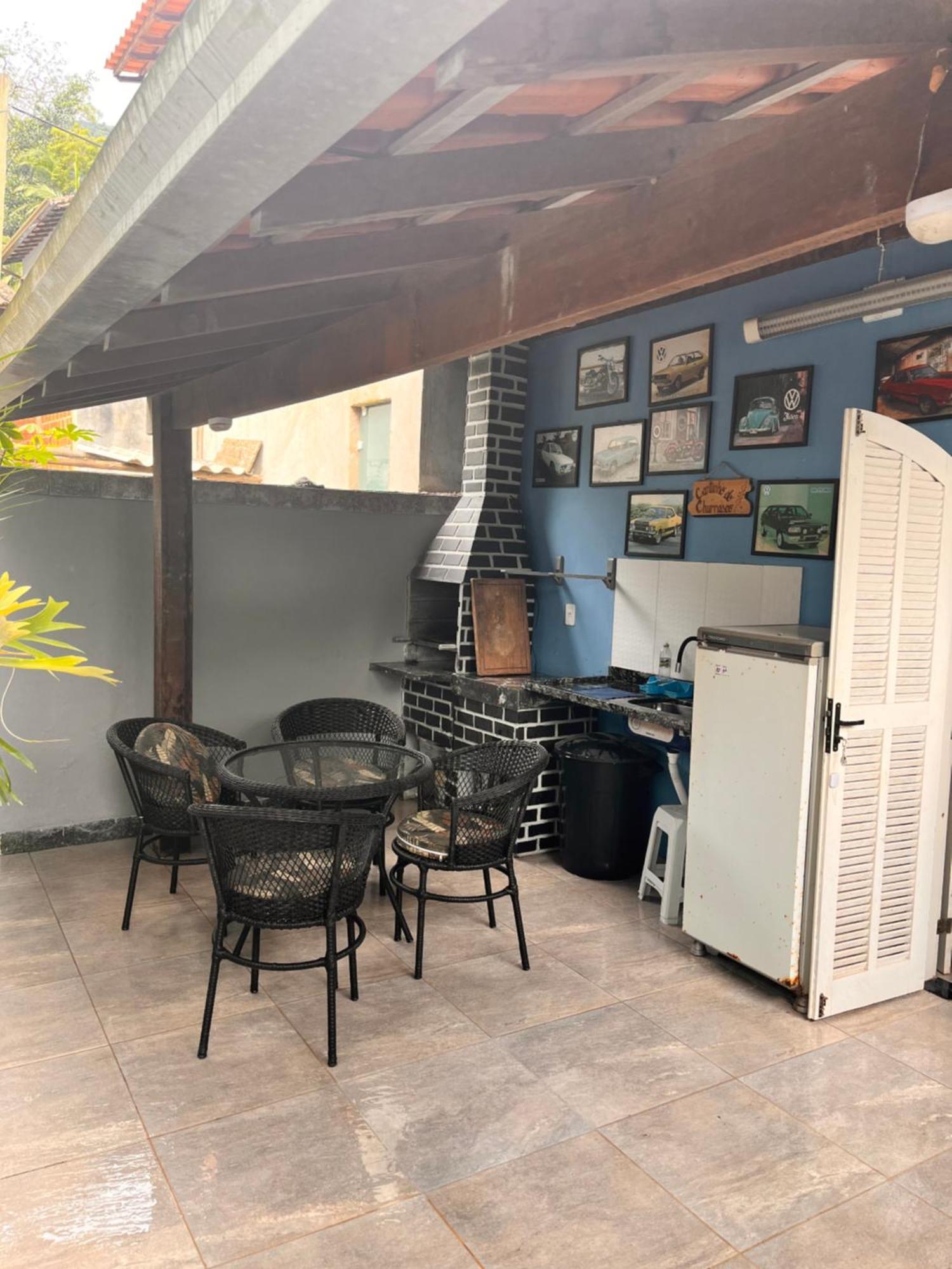 Bela Casa Em Condominio De Frente A Cachoeira Araquari Kültér fotó